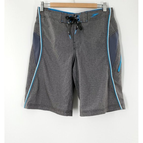 Speedo Men's Grey Swim Shorts‎ Unknown Size Fits like small - Picture 1 of 6
